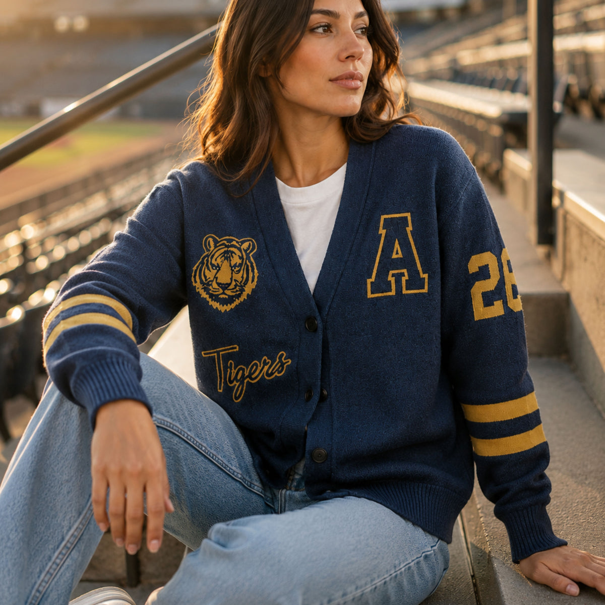 Signature Varsity Knit Cardigan