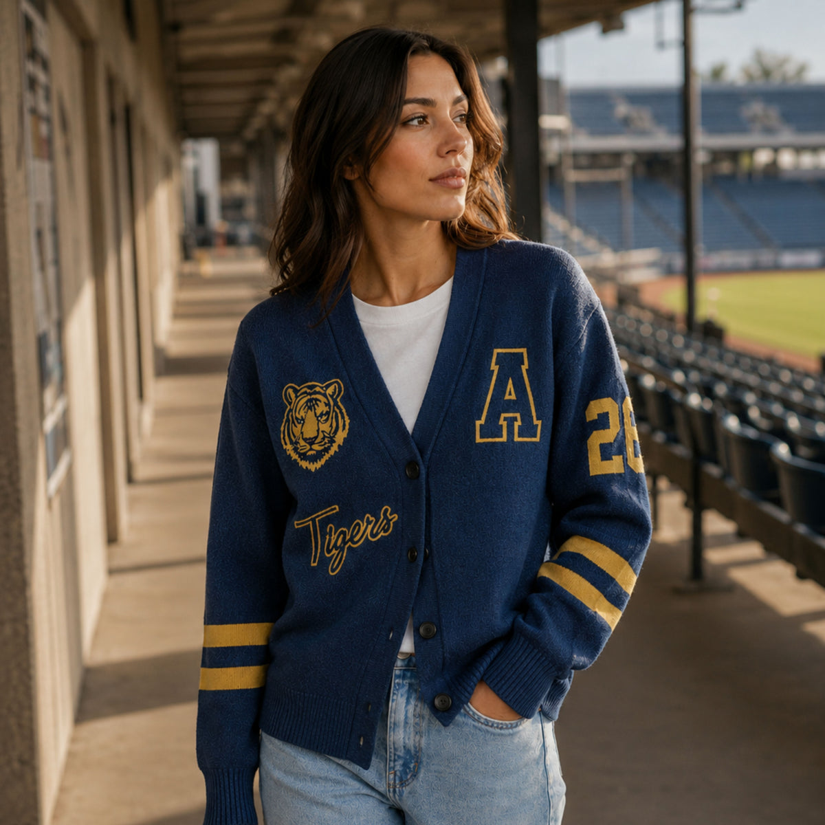 Signature Varsity Knit Cardigan