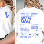 Swim Mom Ingredients Label Sweatshirt